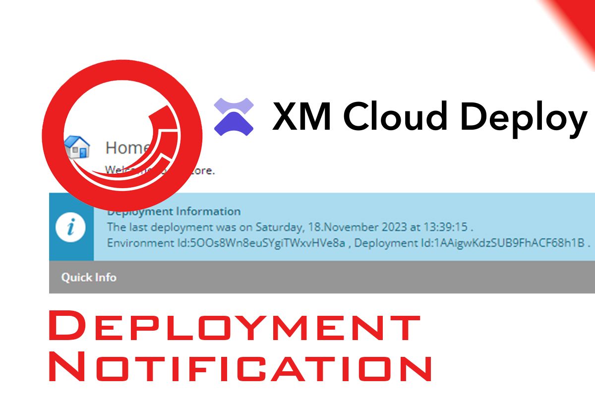 Deployment information in xmCloud